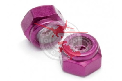 M2 Nut 10 Pcs. Purple (ED130013)