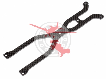 Upper Chassis Woven Graphite (HB 70729)