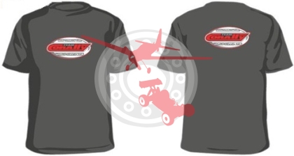 Тениска Team Corally размер M - Corally - тъмно сив (COR 90111)