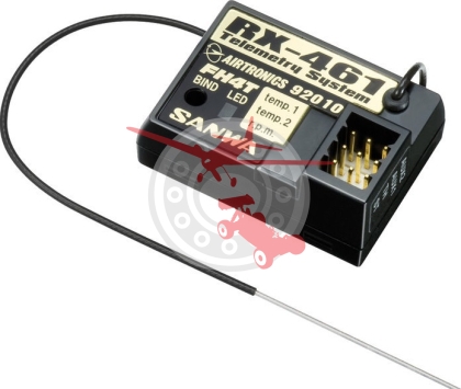 Приемник 3 канала 2.4 GHz FHSS - SANWA -  RX-461 MT 4 (107A41043A)