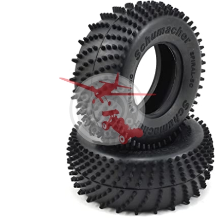 Комплект гуми  за бъги 1/8 Schumacher Spiral 2бр. Y (U6721)