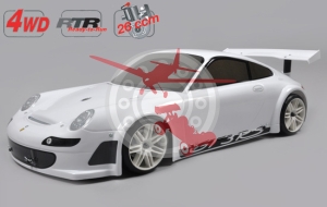 Оборудван модел 1/5 Porsche GT3 RTR 4WD (FGM 155169R)