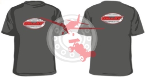 Тениска Team Corally размер S - Corally - тъмно сив (COR 90110)