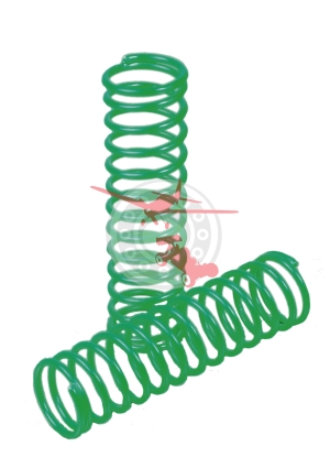 Shock Spring Hard Rear 2Pcs. (LRP 112370)